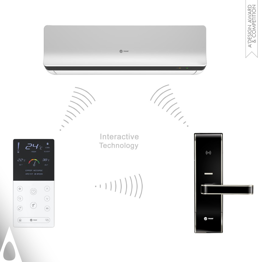 Interactive Split Air conditioner - Silver Home Appliances Design Award Winner