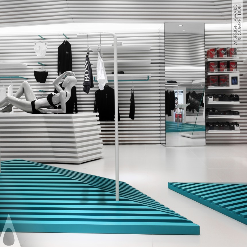 Silver Interior Space and Exhibition Design Award Winner 2013 UMix Top Underwear Store 