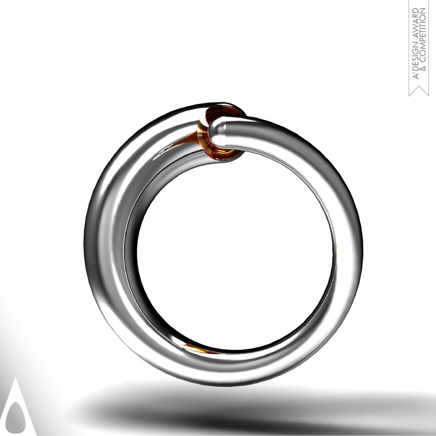 Iron Jewelry Design Award Winner 2013 Red Ring Ring 