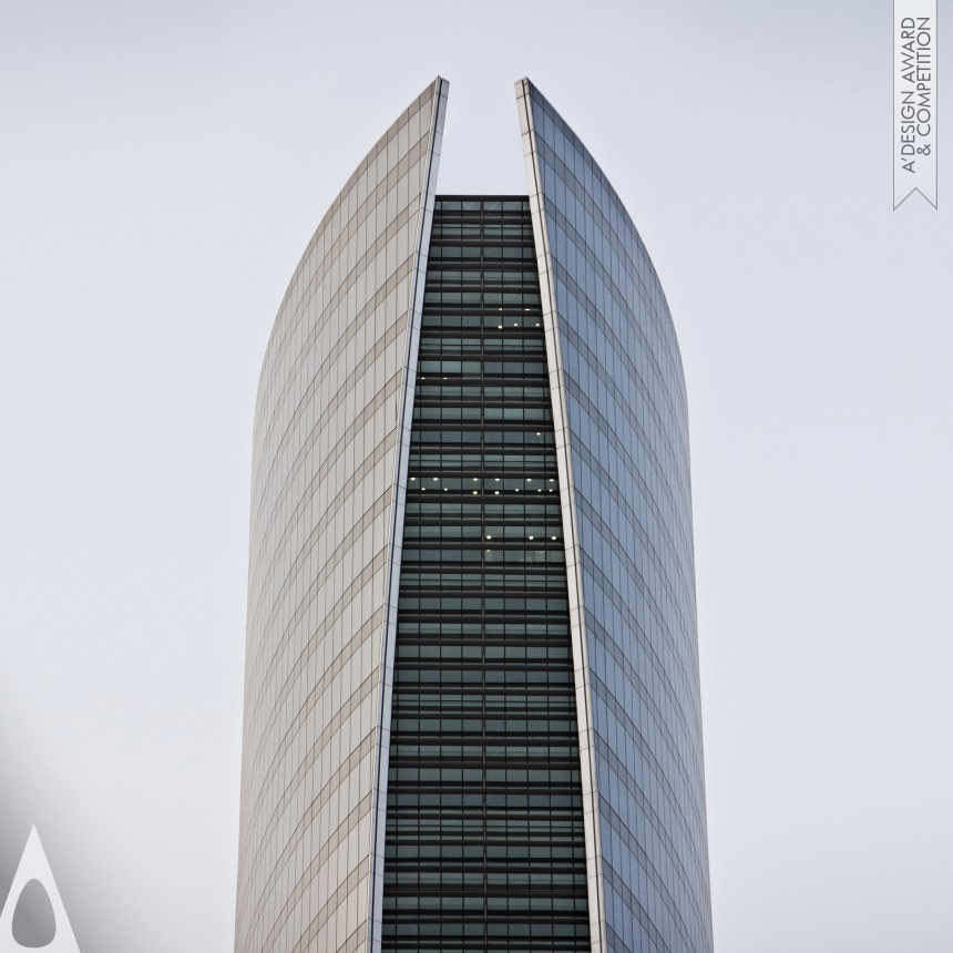 Silver Architecture, Building and Structure Design Award Winner 2013 Qatar Navigation Tower Commercial offices building 