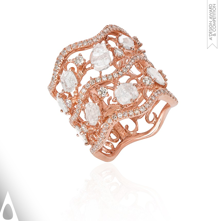 Payal Shah Slice Diamond Ring Band