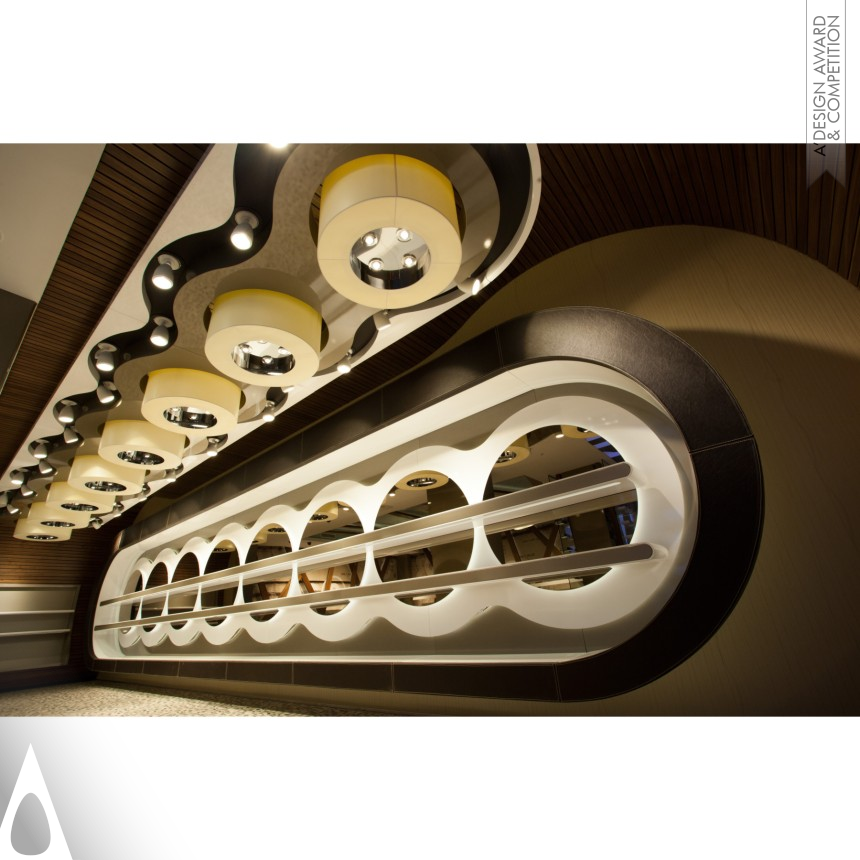 Golden Interior Space and Exhibition Design Award Winner 2013 Segmentation Showroom, Retail 