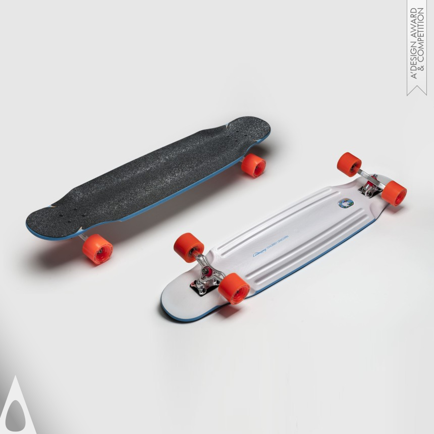 Silver Sporting Goods, Fitness and Recreation Equipment Design Award Winner 2013 Chubby Unicorn Freeride/Downhill Skateboard 