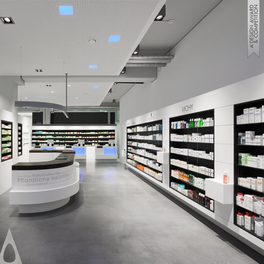 Jordan Apotheke designed by Conceptlicht GmbH