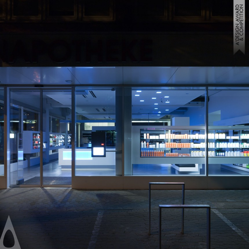 Conceptlicht GmbH's Jordan Apotheke Indoor Lighting