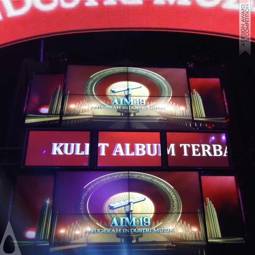 Anugerah Industri Muzik2012, Malaysia designed by Rafidah Othman