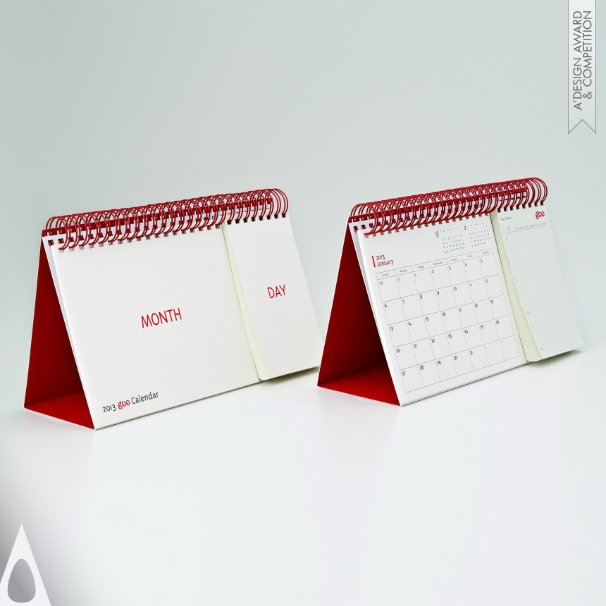 Katsumi Tamura's 2013 goo Calendar “Month & Day” Calendar