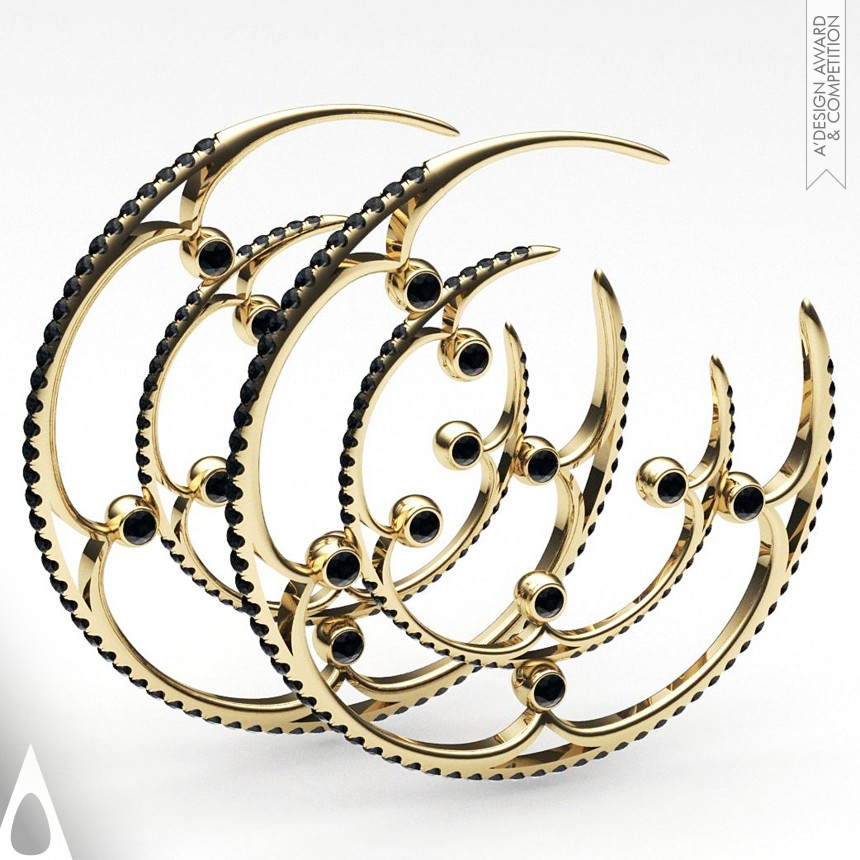 Takayas Mizuno's Eclipse Hoop Earrings Jewelry-Earrings