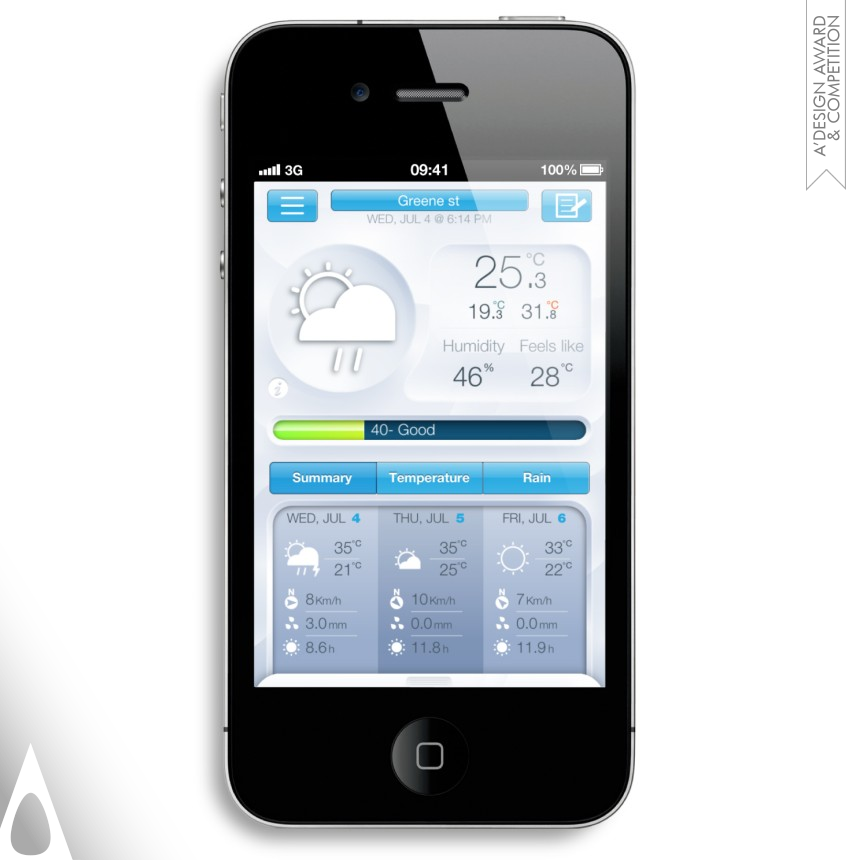 Urban Weather Station - Golden Home Appliances Design Award Winner