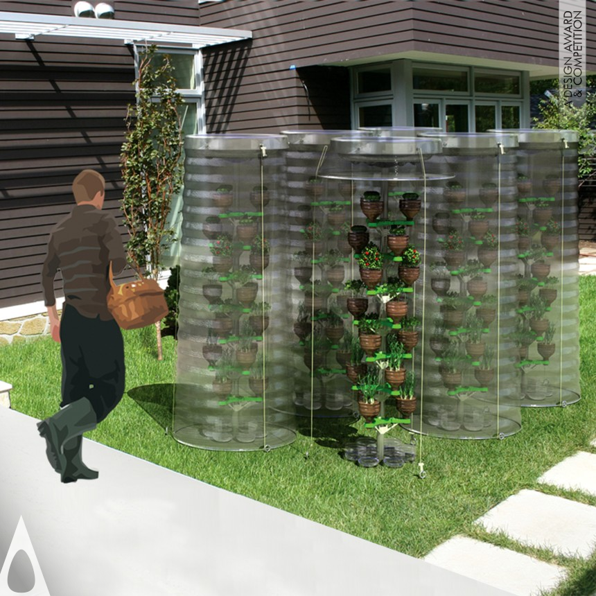 Silver Sustainable Products, Projects and Green Design Award Winner 2014 Pet Tree Vertical Eco-Planting System 