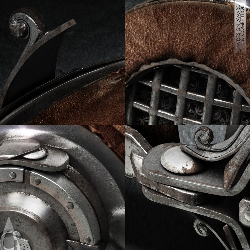 Golden Computer Graphics, 3D Modeling, Texturing, and Rendering Design Award Winner 2013 Medieval Headphones Teaser campaign 