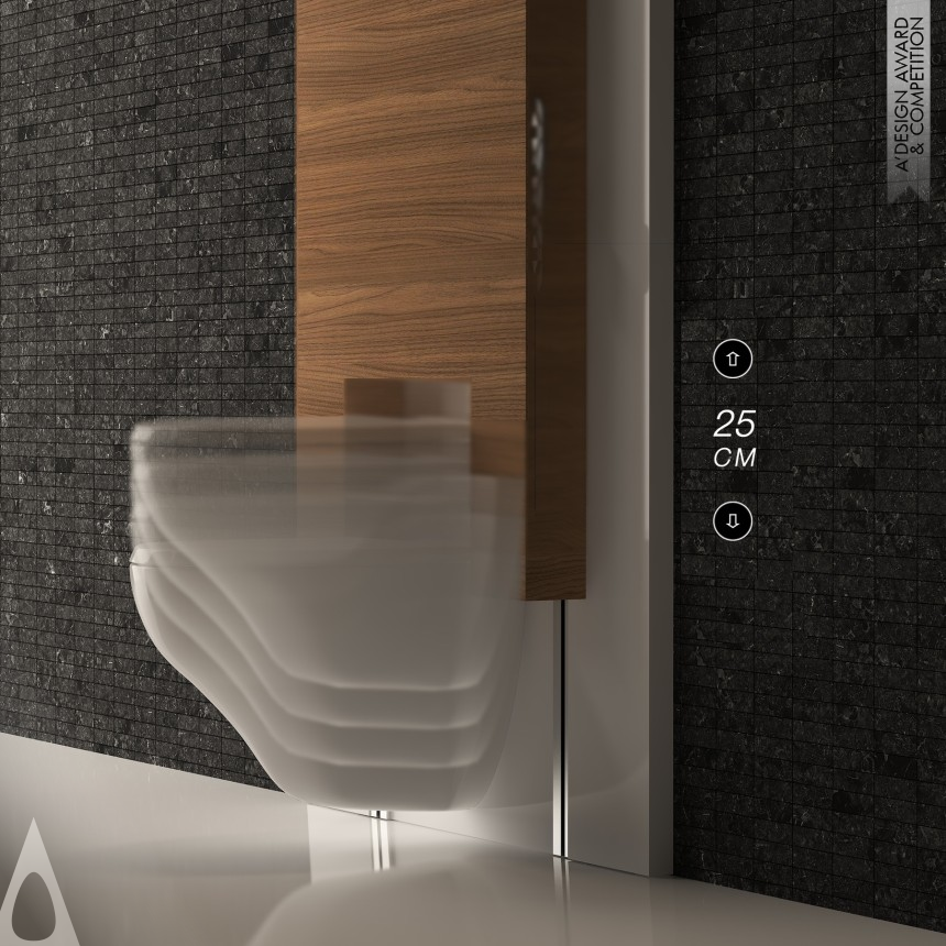 Height Adjustable - Golden Bathroom Furniture and Sanitary Ware Design Award Winner