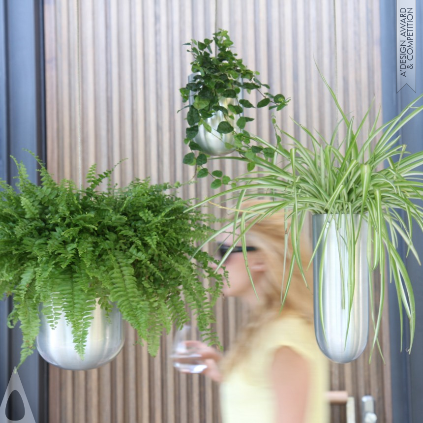 Silver Furniture Design Award Winner 2013 Floating Garden Hanging Flowerpots 