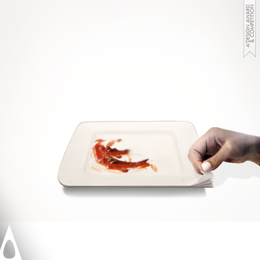 Silver Bakeware, Tableware, Drinkware and Cookware Design Award Winner 2013 Plate-Oh Disposable Plate 