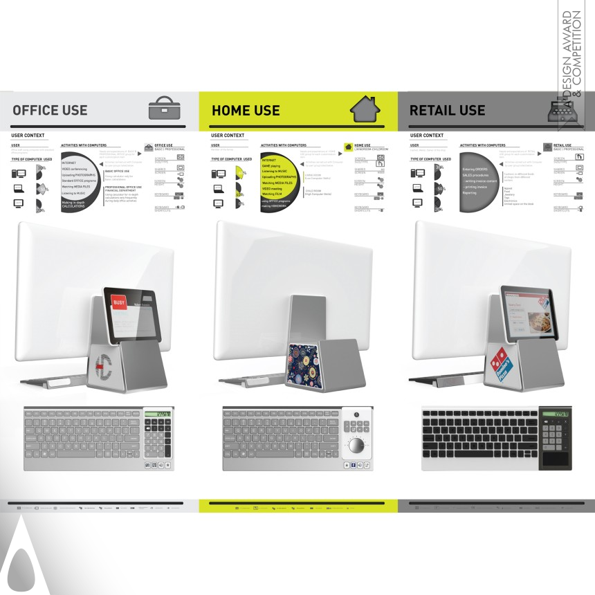 BENT  Customizable All-in-One PC designed by Sultan Sel, Burak Emre Altınordu, VESTEL