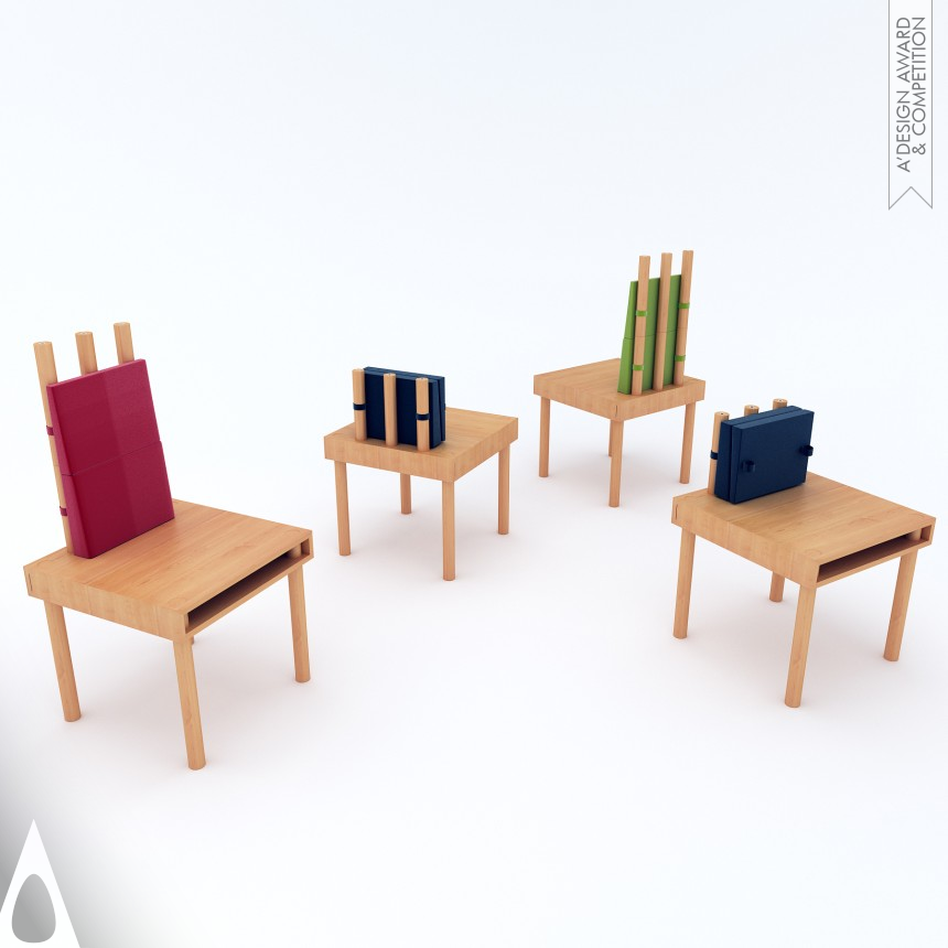 Iron Furniture Design Award Winner 2014 Screw Chair Multifunctional Furniture 