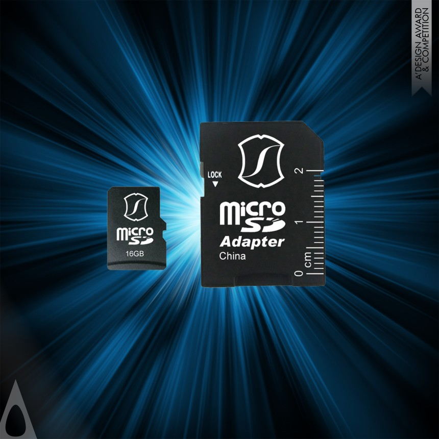 Bronze Digital and Electronic Device Design Award Winner 2014 MicroSDHC Plus One Memory Storage Device 