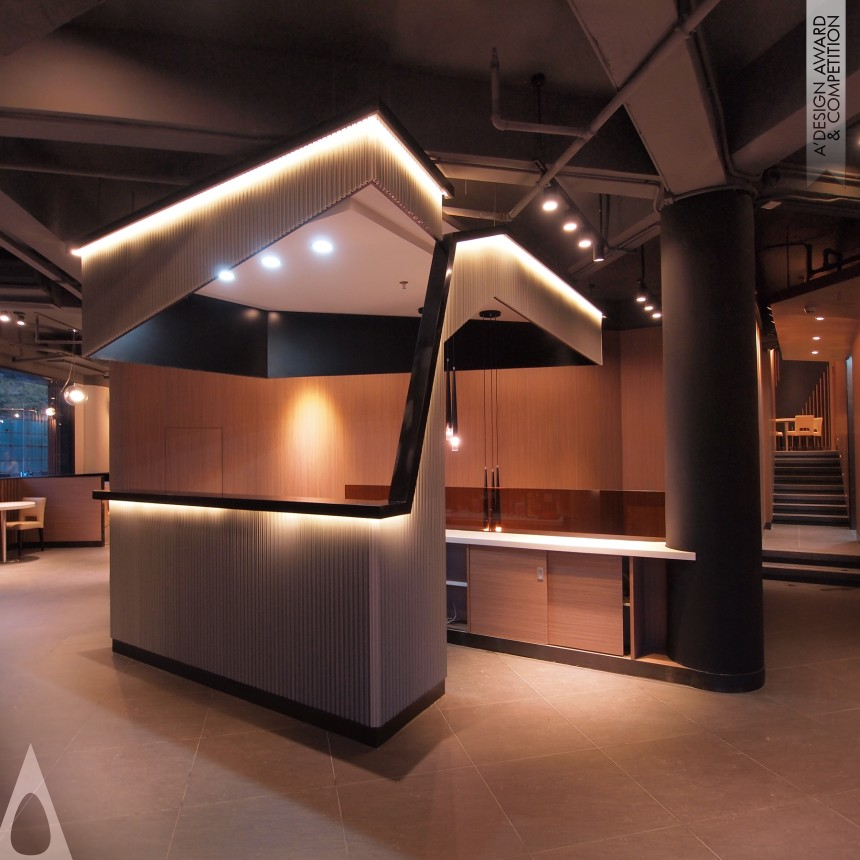 Bronze Interior Space and Exhibition Design Award Winner 2014 Man Hing Bistro  Restaurant 