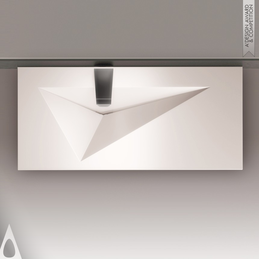 Silver Bathroom Furniture and Sanitary Ware Design Award Winner 2014 Washbasin "Angle" Washbasin 