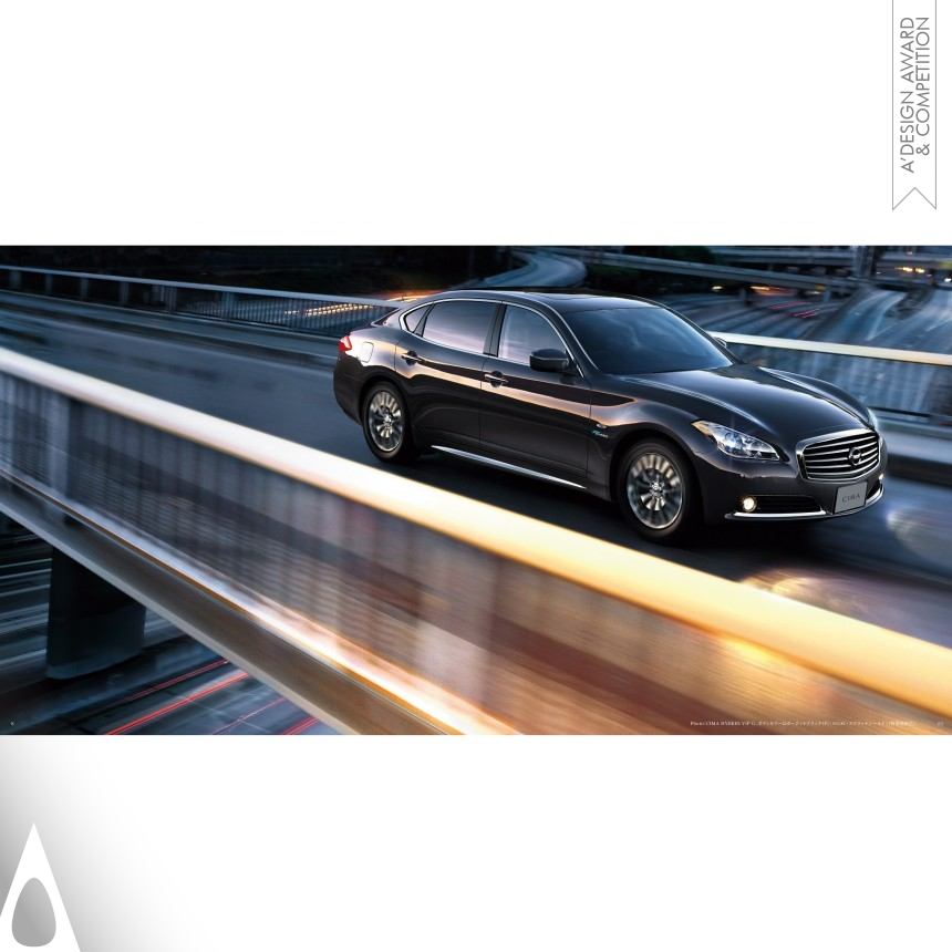 NISSAN CIMA Brochure - Golden Graphics, Illustration and Visual Communication Design Award Winner