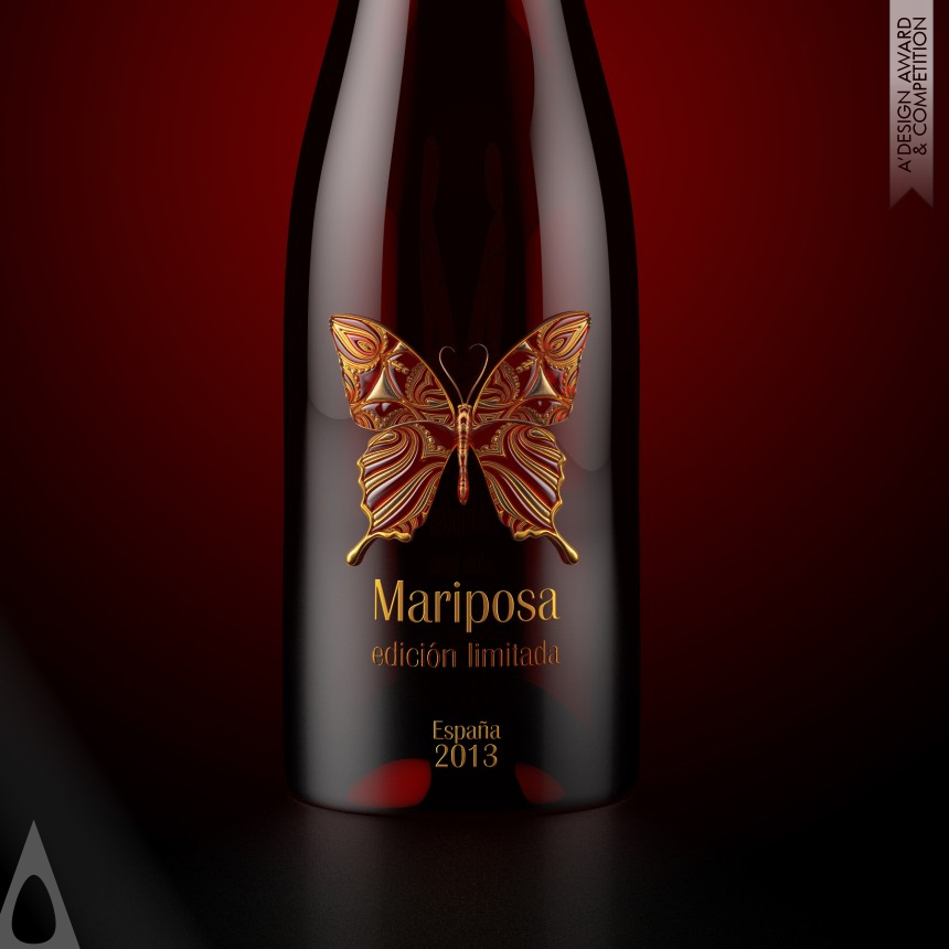 Mariposa - premium red wine - Silver Packaging Design Award Winner