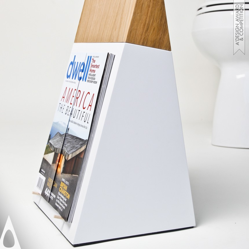 Bronze Bathroom Furniture and Sanitary Ware Design Award Winner 2014 LeLoo Plunger/Brush/Magazine Rack 