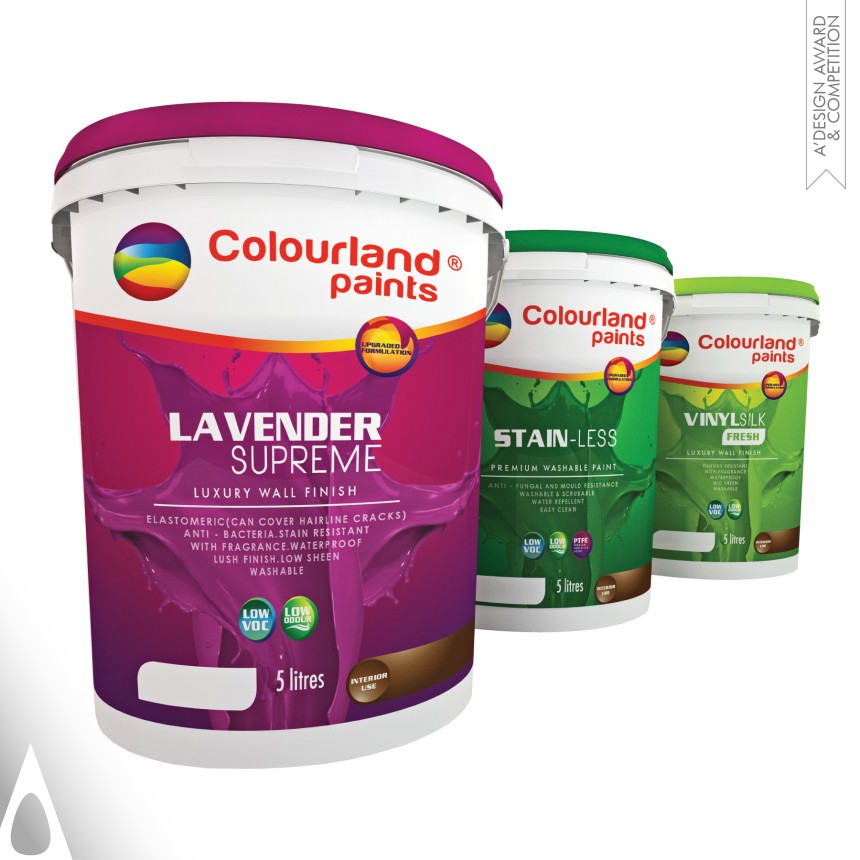 COLOURLAND PAINTS - LIVE UP IN COLOURS  designed by JEFFERY YAP