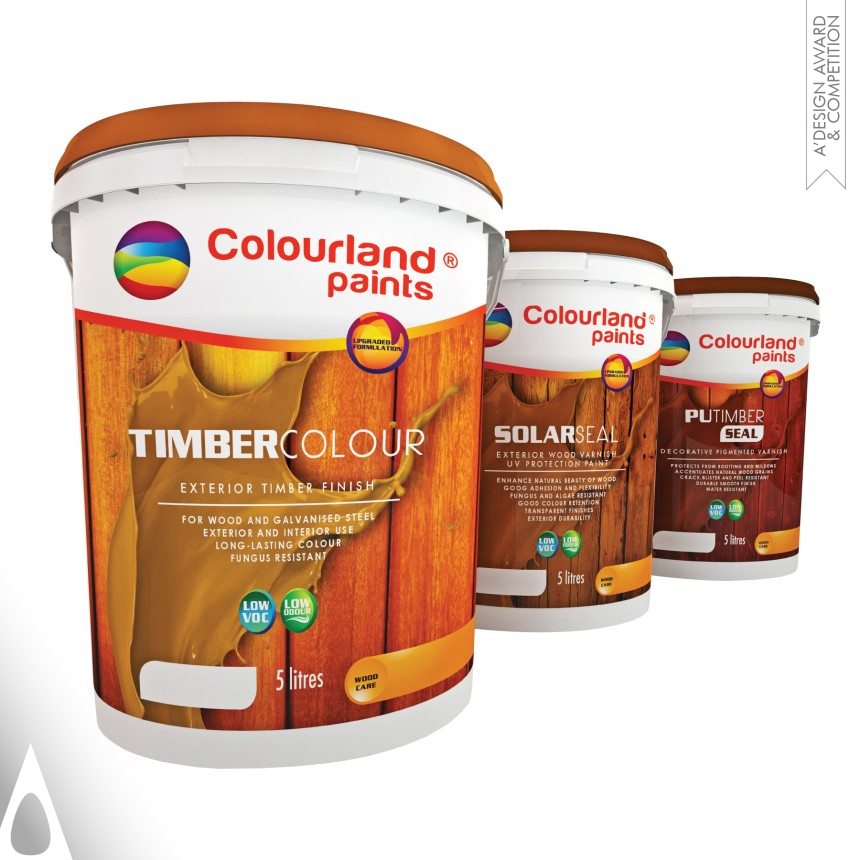 JEFFERY YAP's COLOURLAND PAINTS - LIVE UP IN COLOURS  Brand New Packaging Design For Paints