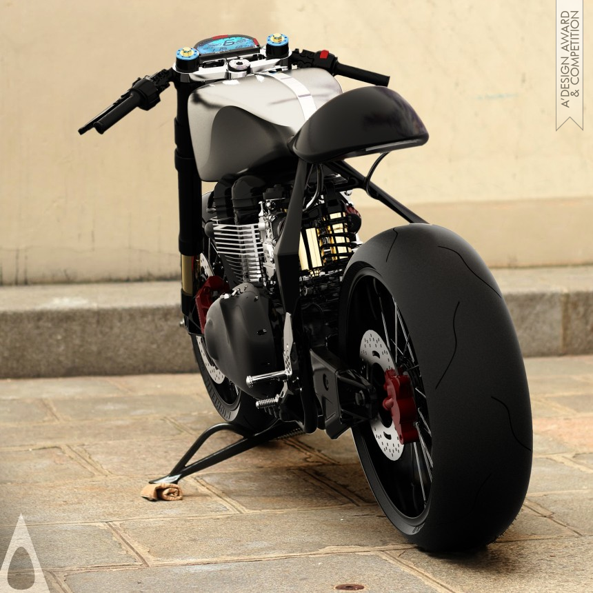 Mark Norton Menéndez's  Black Shadow H-E Concept Hydrogen-Electric Hybrid Motorcycle