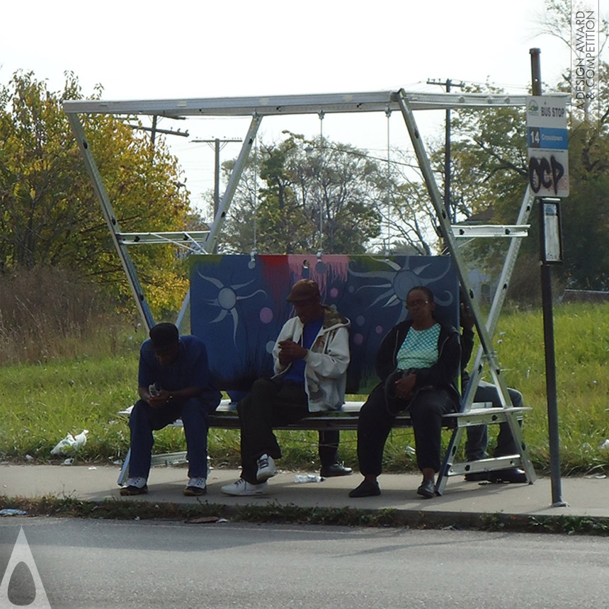 Craig Wilkins's Door Stops Seating for transit riders