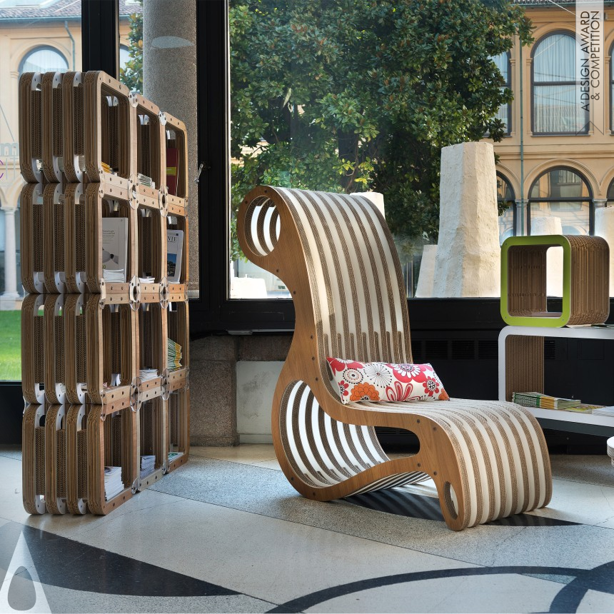 Giorgio Caporaso's X2Chair Sustainable armchair