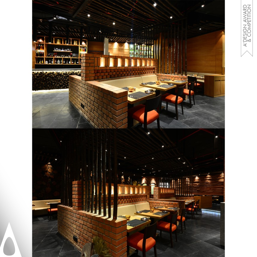 Bronze Interior Space and Exhibition Design Award Winner 2014 WAH MARATHI Restaurant And Bar 