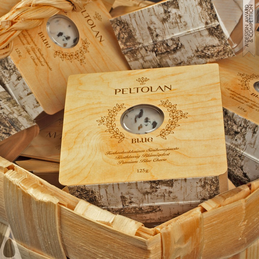 PACKLAB's Peltolan Blue Cheese  Innovative brand and packaging design