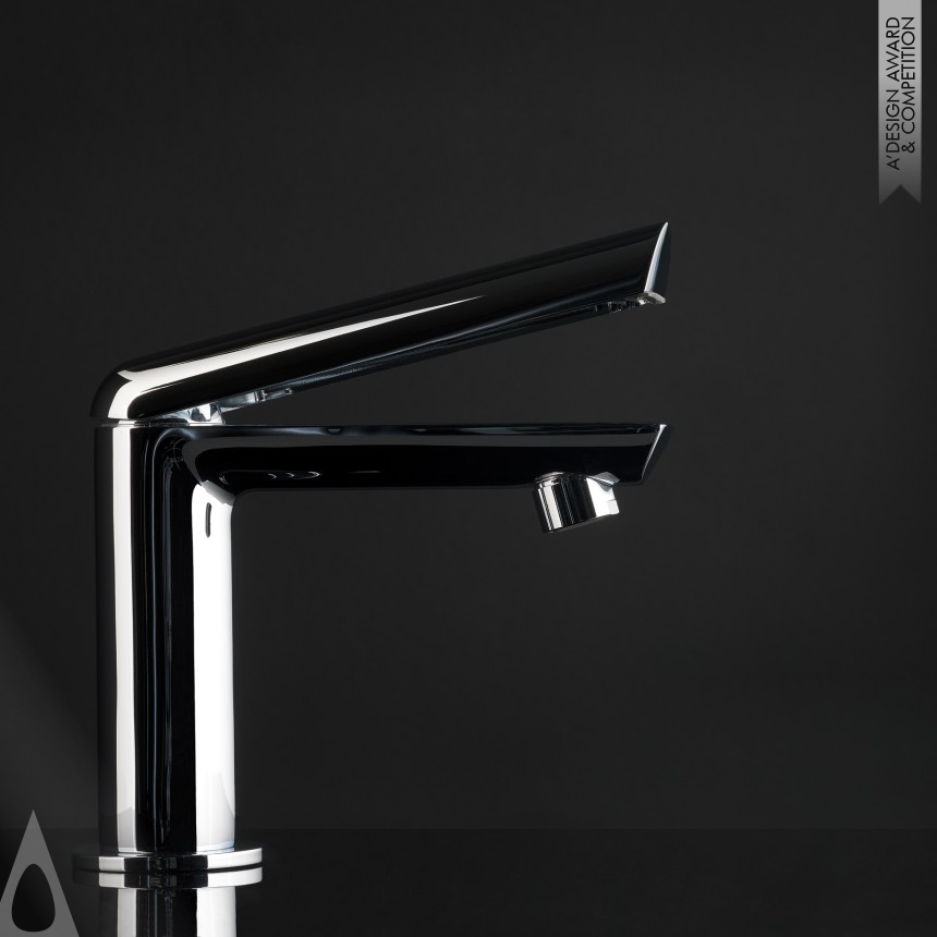 Silver Bathroom Furniture and Sanitary Ware Design Award Winner 2014 Smooth Faucet Basin Mixer 