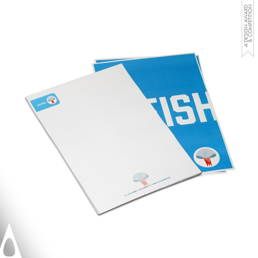 Iron Graphics, Illustration and Visual Communication Design Award Winner 2014 Jellyfish Investment Firm Corporate Identity 