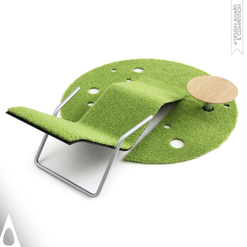 Turf Rug Lounger designed by Masuo Fujimura