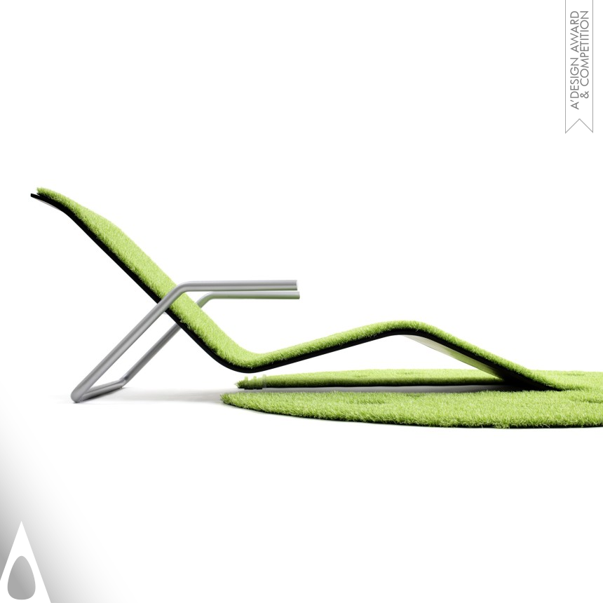 Masuo Fujimura's Turf Rug Lounger Lounge chair