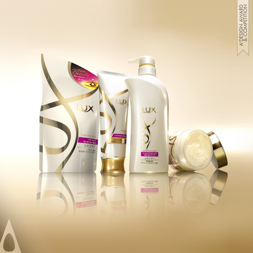 Silver Packaging Design Award Winner 2014 Lux re-launch Haircare range 