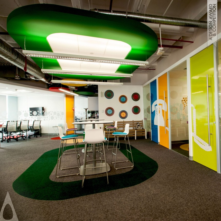 Silver Sustainable Products, Projects and Green Design Award Winner 2014 GOOGLE Corporate Offices 