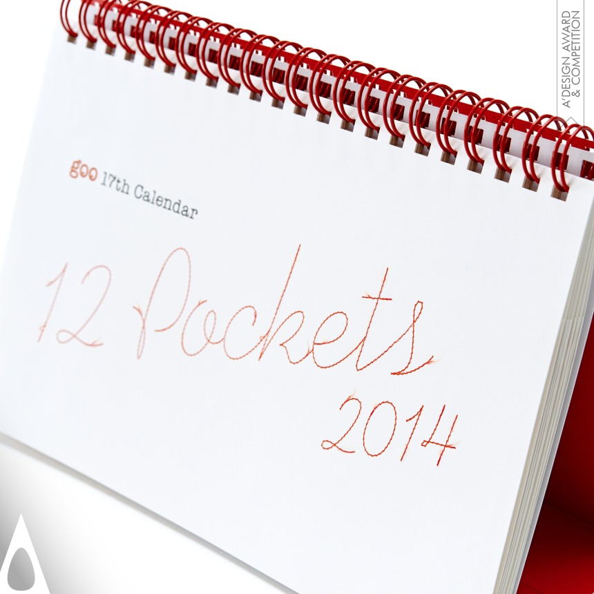 Katsumi Tamura's 12 Pockets 2014 Calendar