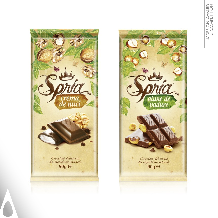 Iron Packaging Design Award Winner 2014 Spria Chocolate Range of chocolate tablets 