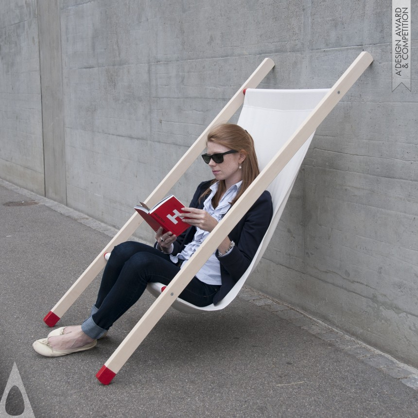 Curt deck chair designed by BERNHARD | BURKARD