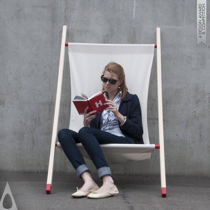 BERNHARD | BURKARD's Curt deck chair Lean on chair