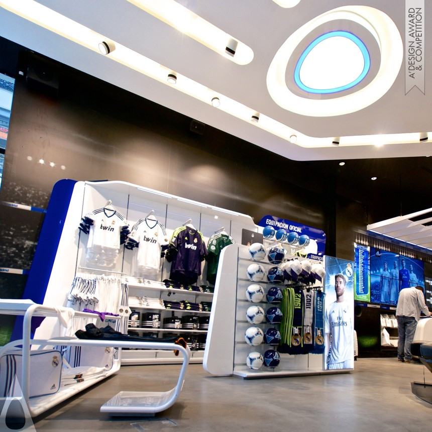 Real Madrid Official Store designed by sanzpont [arquitectura]