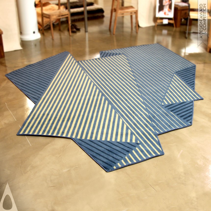 Golden Furniture Design Award Winner 2014 Folded Tones Rug 