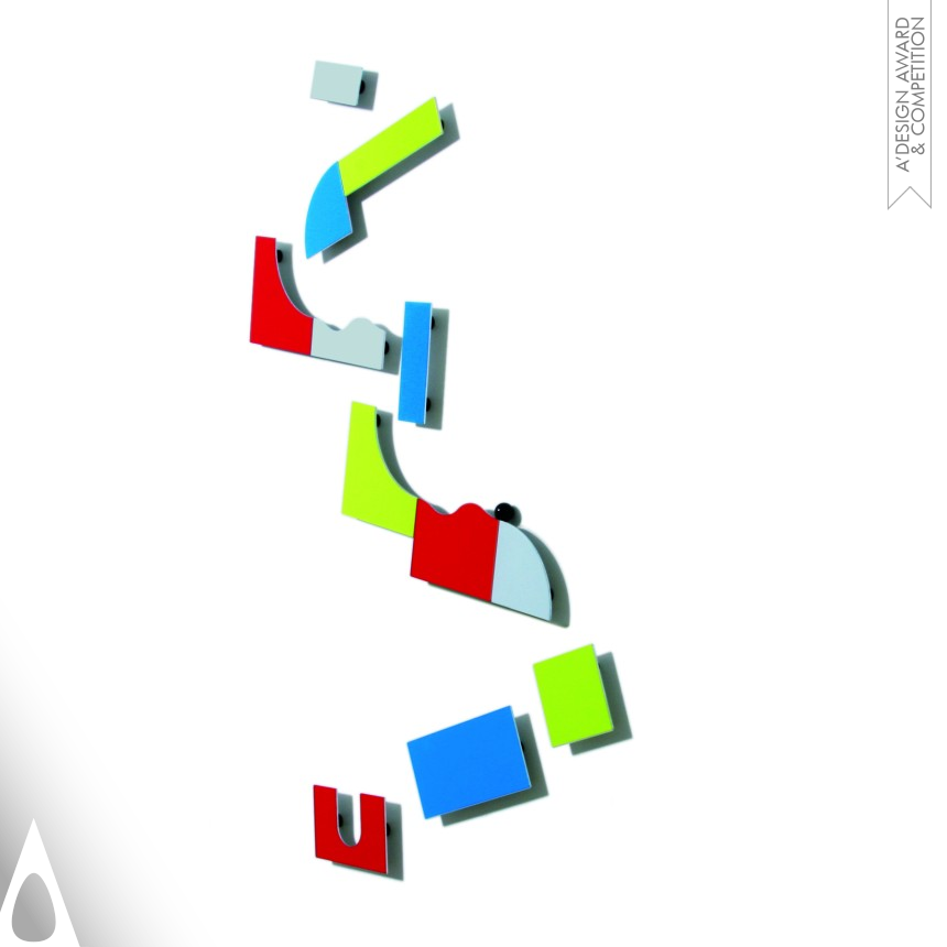 PLAMA marble run 2D designed by Bernhard Burkard