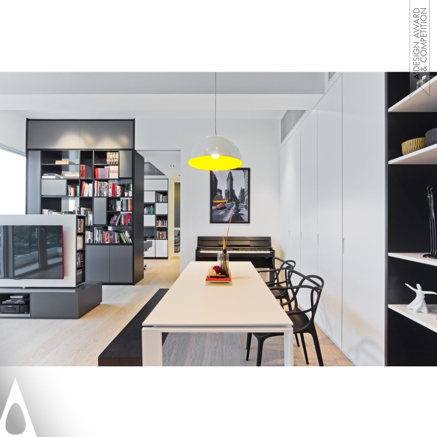 Bronze Interior Space and Exhibition Design Award Winner 2014 Park Island Residential Apartment 