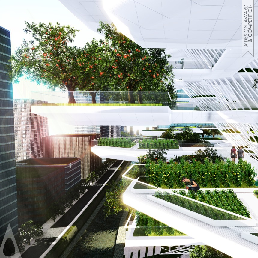 Urban Skyfarm designed by Aprilli Design Studio