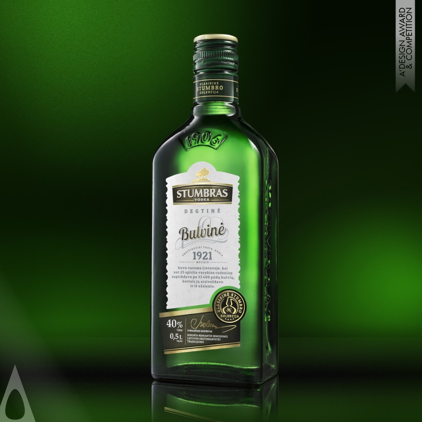 Stumbras Vodka - Silver Packaging Design Award Winner