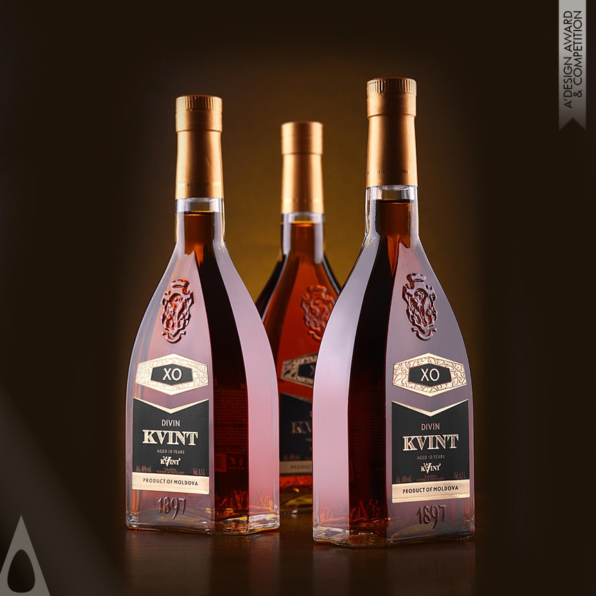 Silver Packaging Design Award Winner 2014 Kvint Series of Moldovan brandies 